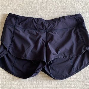 Lululemon speed shorts size 6 navy